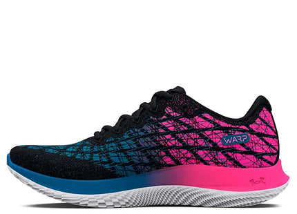 Zapatilla Under Armour Flow Velociti Wind 2 Mujer Negro Fucsia