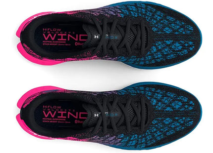 Zapatilla Under Armour Flow Velociti Wind 2 Mujer Negro Fucsia