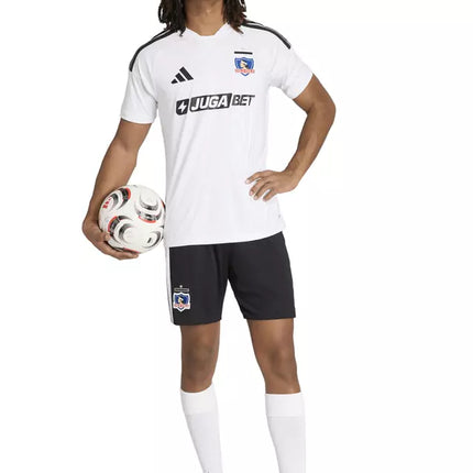 Camiseta Local Adidas Oficial Colo-Colo 26 Hombre Blanca