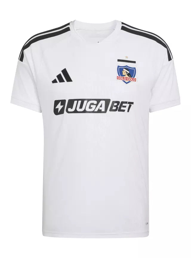 Camiseta Local Adidas Oficial Colo-Colo 26 Hombre Blanca