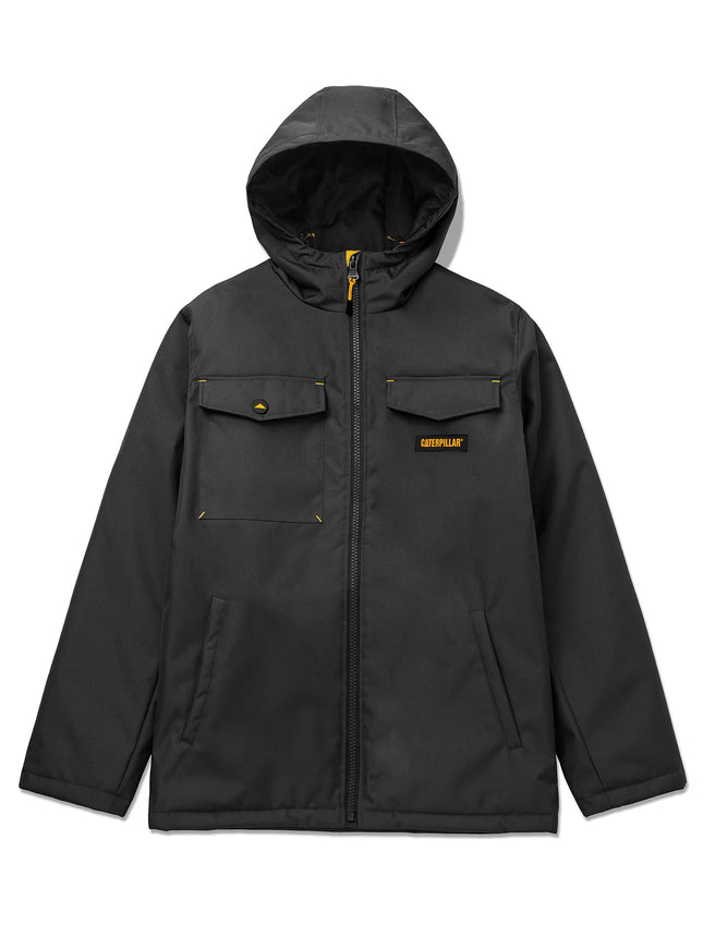 Chaqueta Caterpillar Heavyweight Hombre Negro Acolchada Urbana