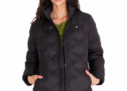Parka Caterpillar Bonded Insulated Mujer Negro Aislamiento Reciclado