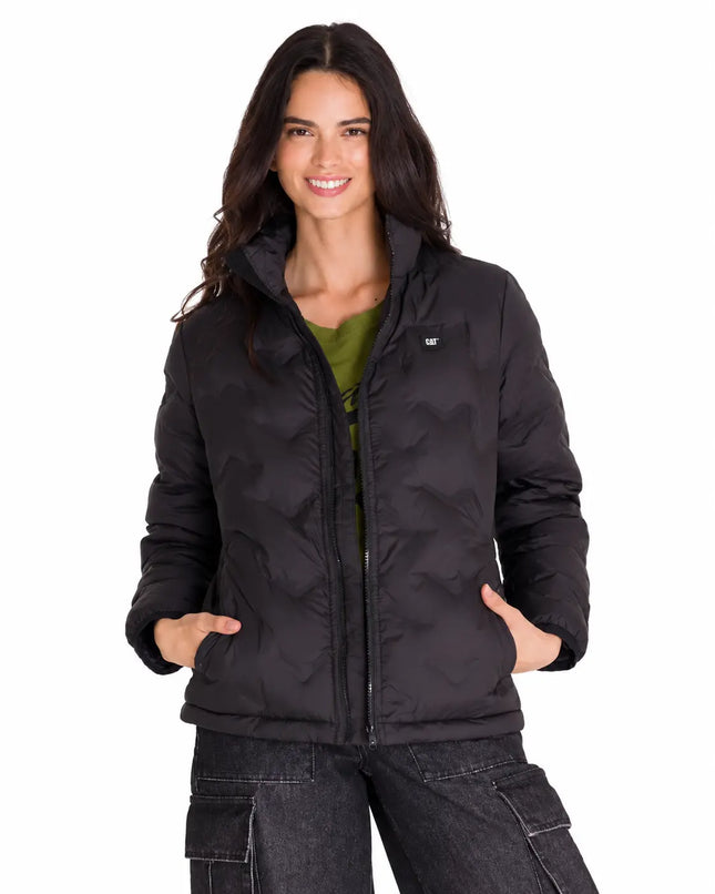 Parka Caterpillar Bonded Insulated Mujer Negro Aislamiento Reciclado