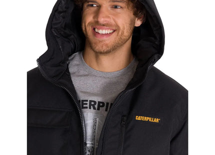 Chaqueta Caterpillar Heavyweight Hooded Hombre Negro Acolchada