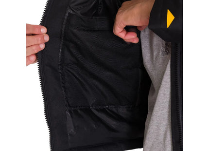 Chaqueta Caterpillar Heavyweight Hooded Hombre Negro Acolchada