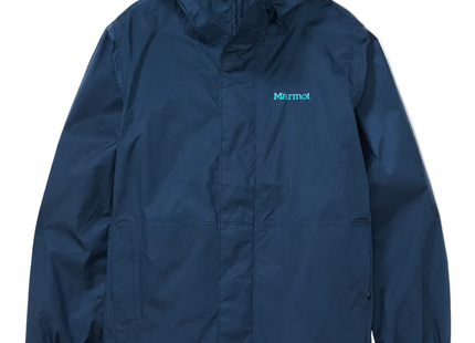 Chaqueta Marmot PreCip Eco Niña Azul Marino NanoPro Impermeable