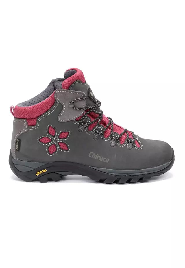 Botín Outdoor Chiruca Monique 08 GTX Mujer Gris/Rosa