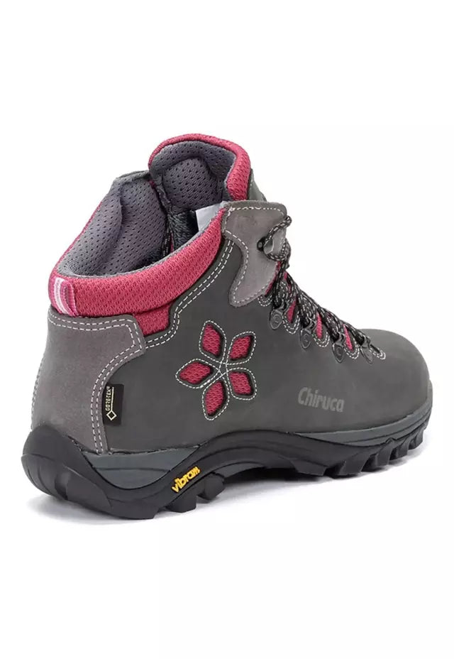 Botín Outdoor Chiruca Monique 08 GTX Mujer Gris/Rosa