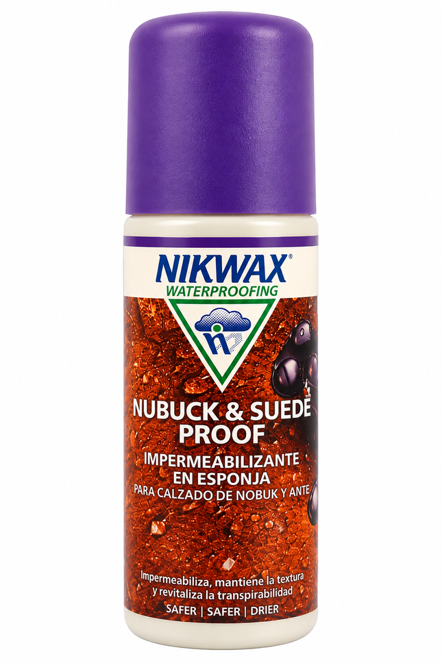Impermeabilizante Nikwax Nubuck Suede Proof Esponja Calzado 125ml