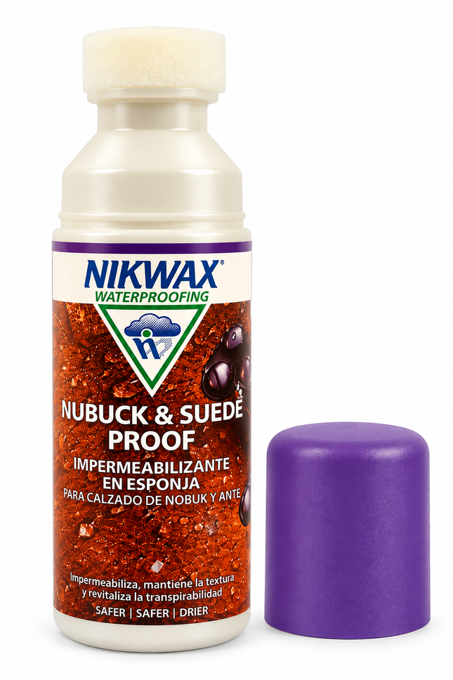 Impermeabilizante Nikwax Nubuck Suede Proof Esponja Calzado 125ml