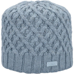 Gorro Tejido CMP Mujer Celeste Trenzado Lana Alpaca