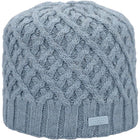 Gorro Tejido CMP Mujer Celeste Trenzado Lana Alpaca