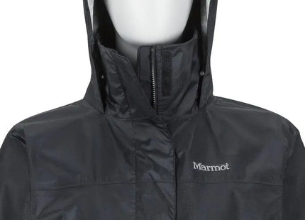 Cortaviento Marmot Precip Eco Niña Negro Impermeable NanoPro