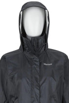 Cortaviento Marmot Precip Eco Niña Negro Impermeable NanoPro