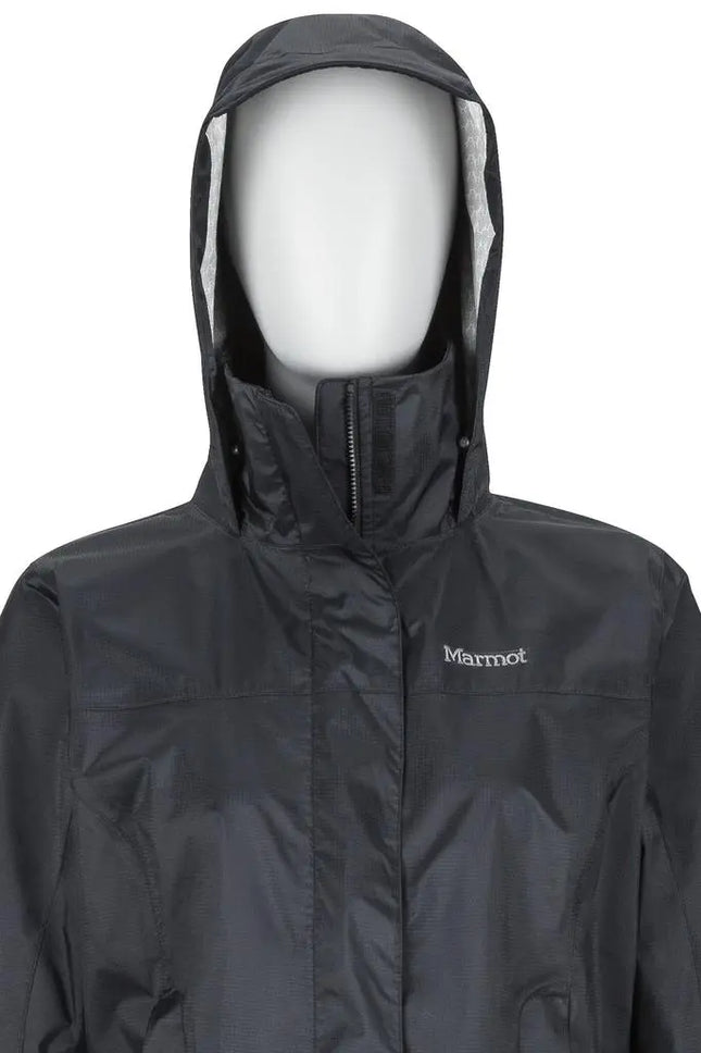 Cortaviento Marmot Precip Eco Niña Negro Impermeable NanoPro
