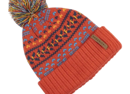 Gorro Maui and Sons Liso Pompón Niño/a Rojo