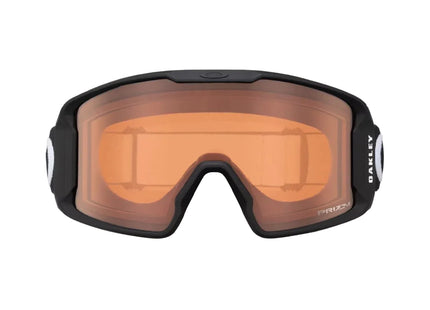 Antiparra Oakley Line Miner M Unisex Negro Mate Prizm Persimmon