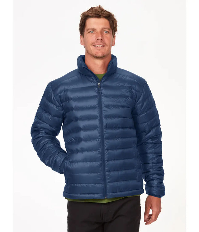 Chaqueta Marmot Zeus Hombre Azul Marino Pluma 700FP Down Defender