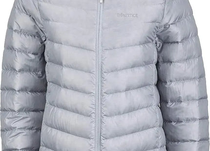 Chaqueta Marmot Jena Hoodie Mujer Plata Pluma 700FP Down Defender