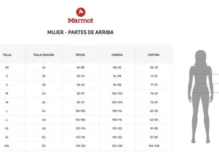 Chaqueta Marmot Aruna Mujer Negro Pluma 600 Down Defender