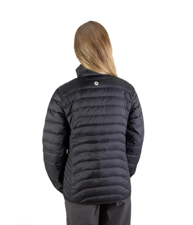 Chaqueta Marmot Aruna Mujer Negro Pluma 600 Down Defender II