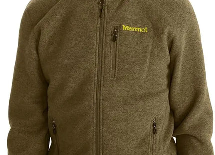 Polar Marmot Drop Line Hombre Verde Musgo Minkfleece DriClime
