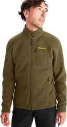 Polar Marmot Drop Line Hombre Verde Musgo Minkfleece DriClime