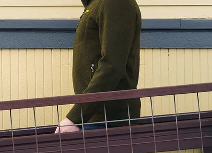 Polar Marmot Drop Line Hombre Verde Musgo Minkfleece DriClime