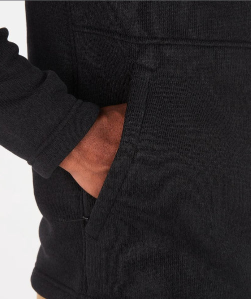 Polar Marmot Drop Line Hombre Negro Fleece Flatlock DriClime