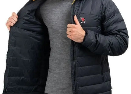 Chaqueta Fjällräven Expedition Pack Down Hoodie Hombre Negro 700FP