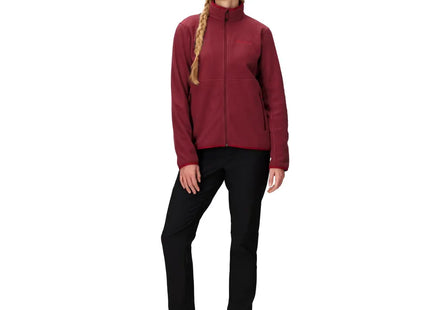 Polar Marmot Rocklin Full Zip Mujer Claret Vino Fleece