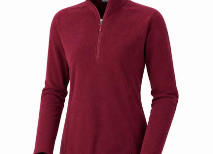 Polar Marmot Rocklin 1/2 Zip Mujer Claret Vino Fleece 100Wt