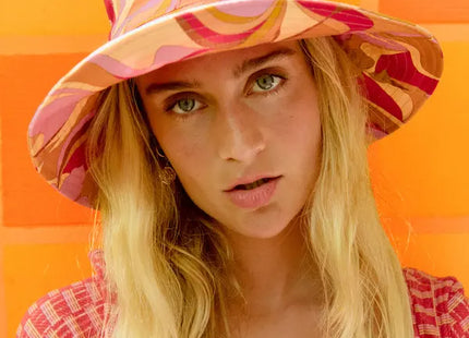 Bucket Hat Billabong Time to Shine Mujer Multicolor Paja