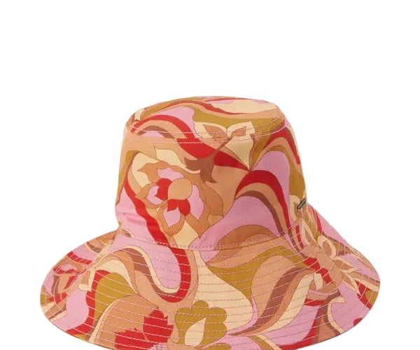 Bucket Hat Billabong Time to Shine Mujer Multicolor Paja