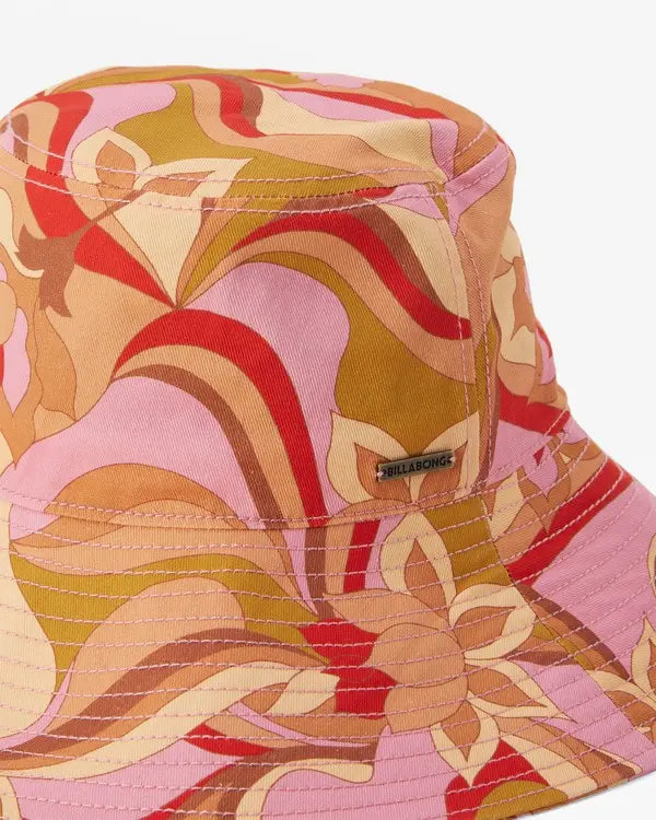 Bucket Hat Billabong Time to Shine Mujer Multicolor Paja