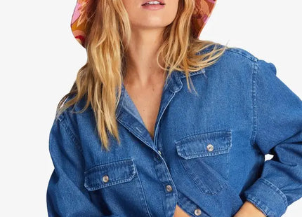 Bucket Hat Billabong Time to Shine Mujer Multicolor Paja