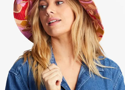 Bucket Hat Billabong Time to Shine Mujer Multicolor Paja