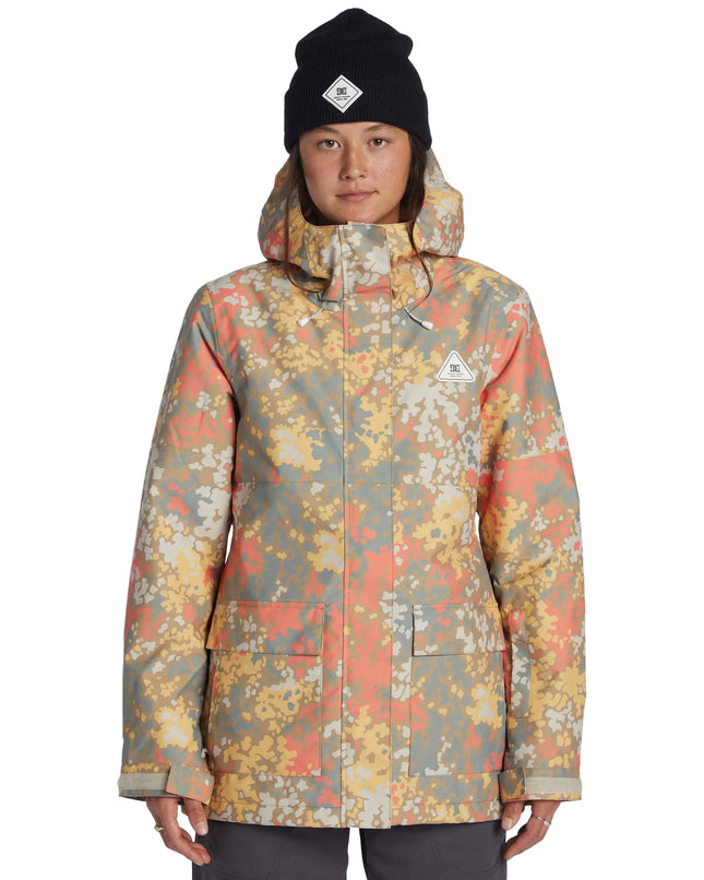 Chaqueta Nieve DC Cruiser Mujer Coral Impermeable 10K ProFill