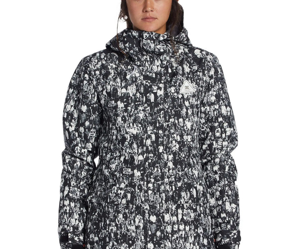 Chaqueta Nieve DC Cruiser Mujer Blanco Impermeable 10K ProFill