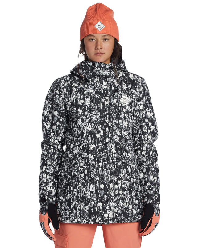 Chaqueta Nieve DC Cruiser Mujer Blanco Impermeable 10K ProFill