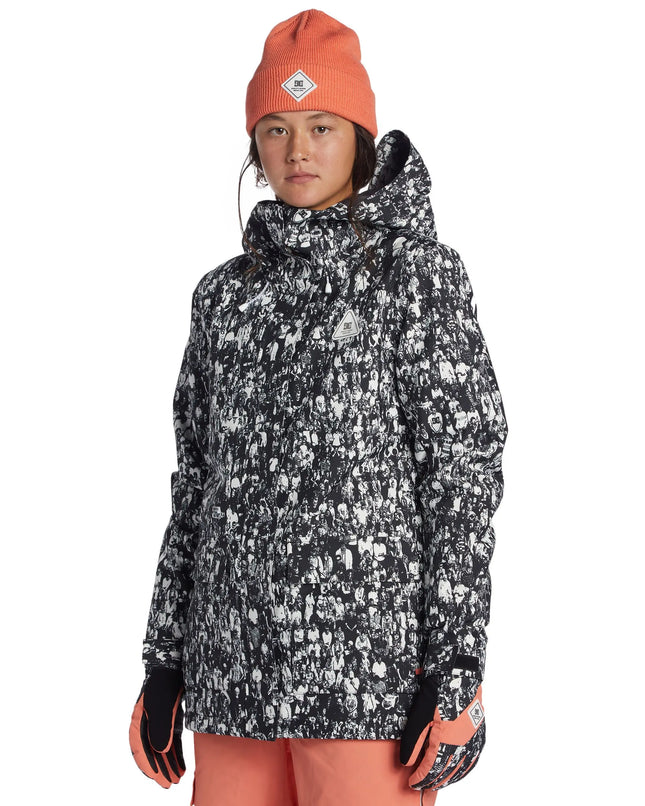 Chaqueta Nieve DC Cruiser Mujer Blanco Impermeable 10K ProFill
