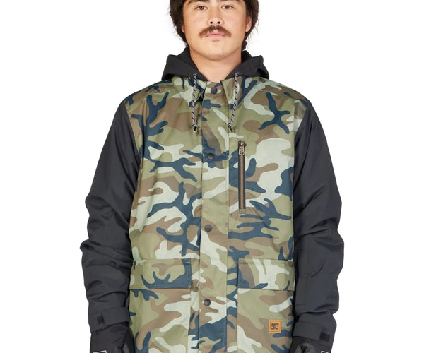 Chaqueta Snowboard DC Bandwidth Hombre Verde Militar 15K Profill