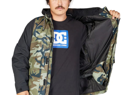 Chaqueta Snowboard DC Bandwidth Hombre Verde Militar 15K Profill