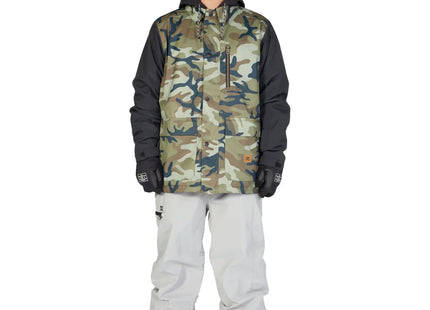 Chaqueta Snowboard DC Bandwidth Hombre Verde Militar 15K Profill