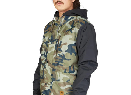Chaqueta Snowboard DC Bandwidth Hombre Verde Militar 15K Profill