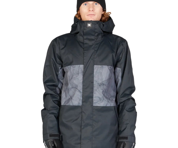 Chaqueta Snowboard DC Defy Hombre Negro Impermeable 10K Profill