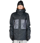 Chaqueta Snowboard DC Defy Hombre Negro Impermeable 10K Profill