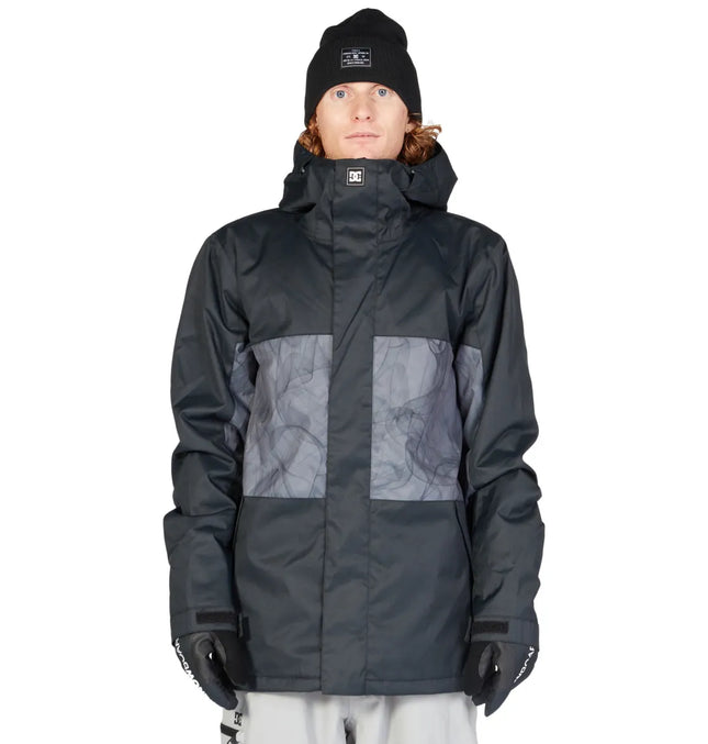 Chaqueta Snowboard DC Defy Hombre Negro Impermeable 10K Profill