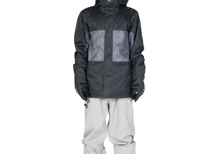 Chaqueta Snowboard DC Defy Hombre Negro Impermeable 10K Profill