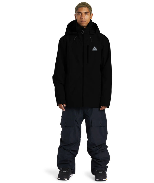 Chaqueta Nieve DC Basis 30K Unisex Negro Impermeable Repreve